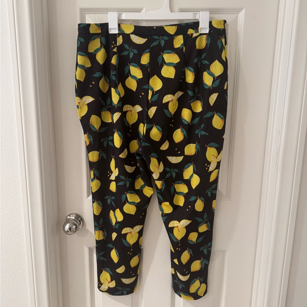 Lemon Print Pants